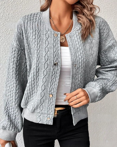 Clara | Bequemes kurze Strickjacke