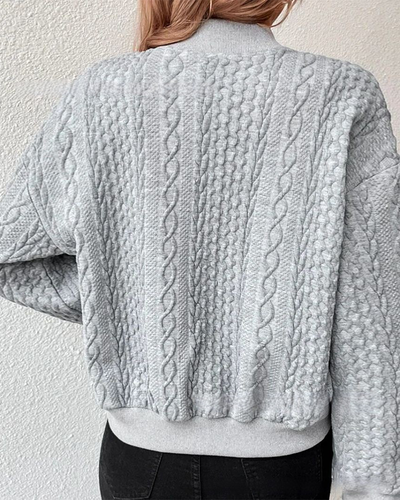 Clara | Bequemes kurze Strickjacke