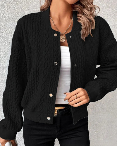 Clara | Bequemes kurze Strickjacke