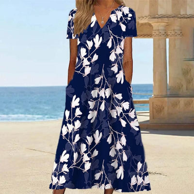 Stella | Kleid mit Blumendruck