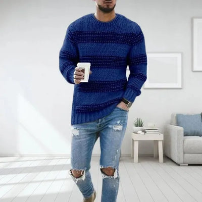 Tobias | Eleganter gestreifter Pullover