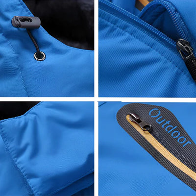 OUTDOORJACKE WIND- UND WASSERDICHT