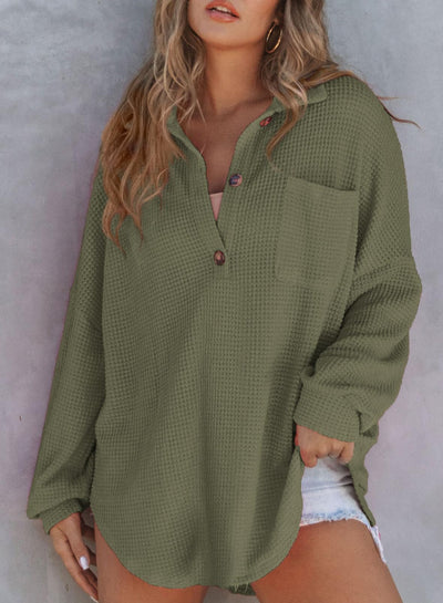 Celina | V-Ausschnitt Hemdjacke
