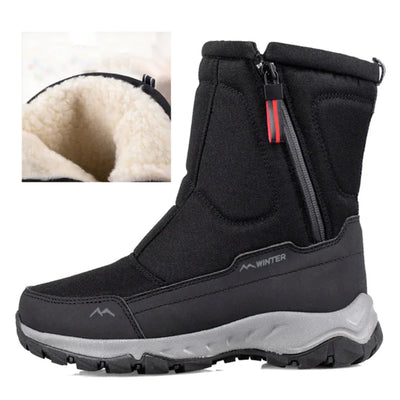 Frostine | Warme Plüsch Winterstiefel