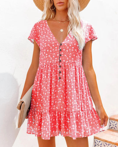 Alani | Freizeitkleid mit V-Ausschnitt