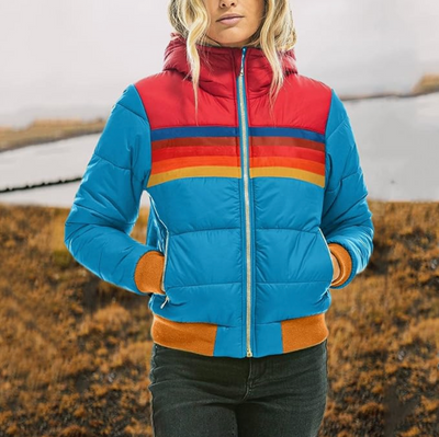 Lydia | Stilvolles Farbblock Jacke