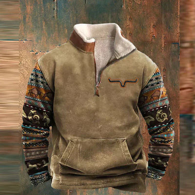 Hermann | Quarz Reißverschluss Pullover