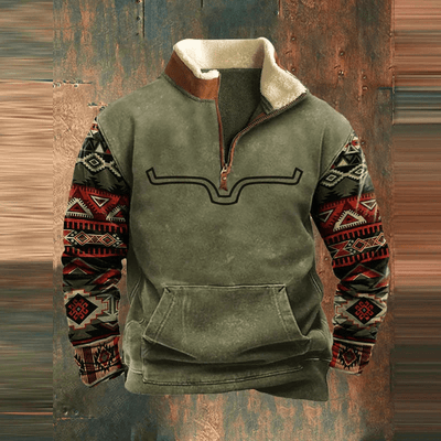 Hermann | Quarz Reißverschluss Pullover