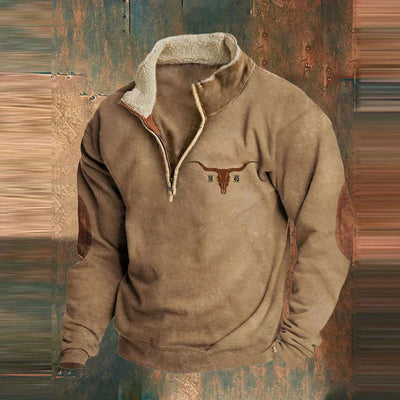 Hermann | Quarz Reißverschluss Pullover