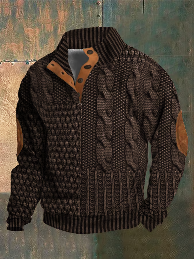 Lucas | Pullover mit Stehkragen