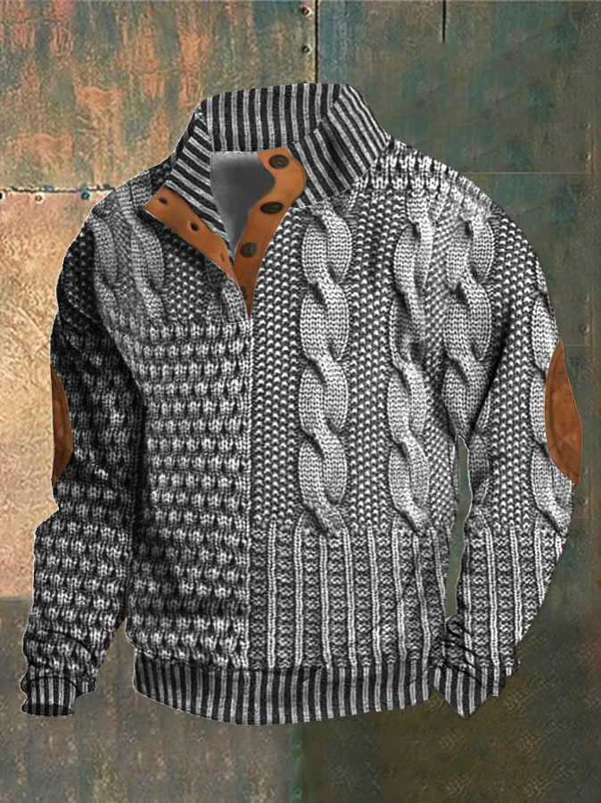 Lucas | Pullover mit Stehkragen