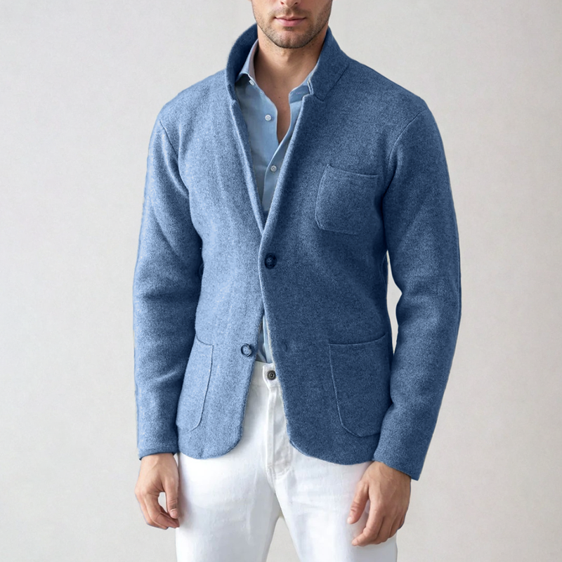 James | Stilvolles Wollblazer mit Tasche