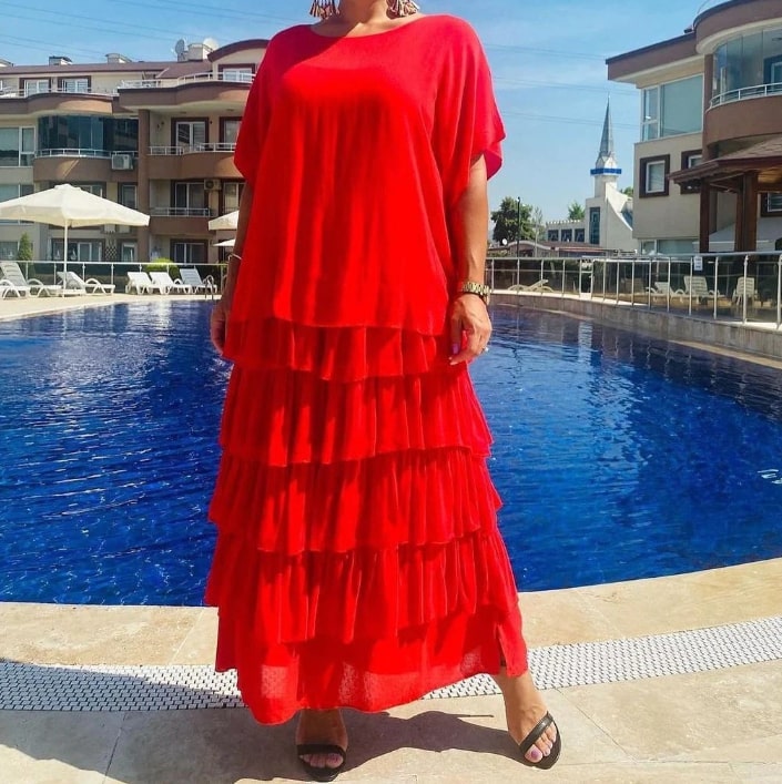 Haifa | Modisches Stufenkleid