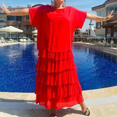 Haifa | Modisches Stufenkleid