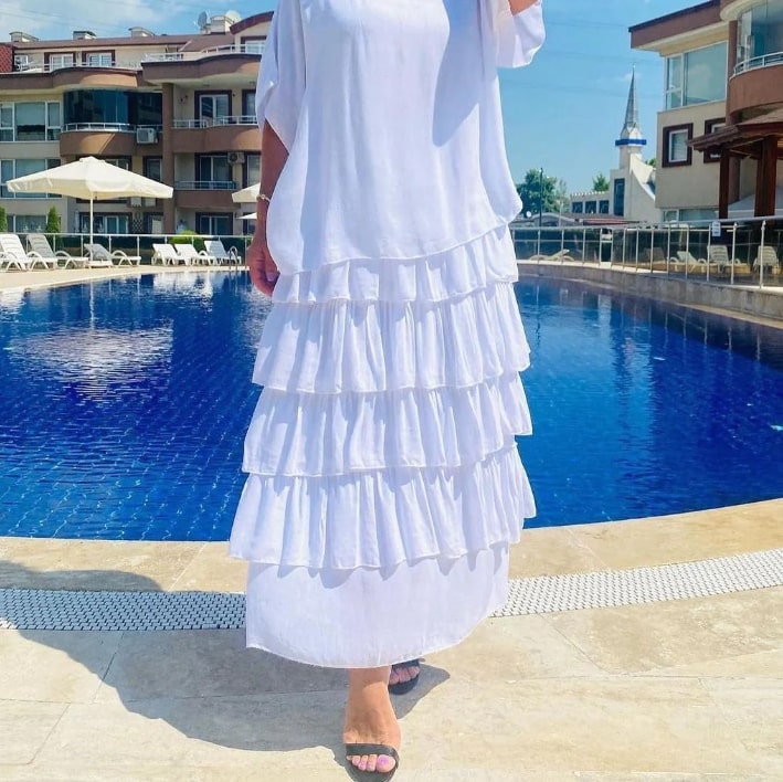 Haifa | Modisches Stufenkleid