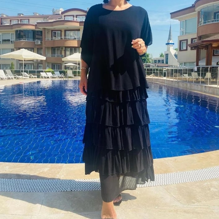 Haifa | Modisches Stufenkleid
