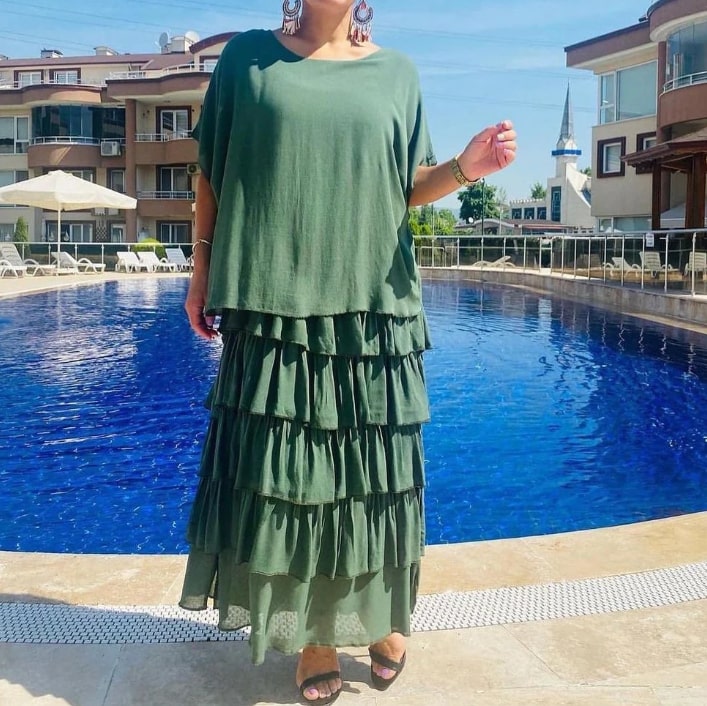 Haifa | Modisches Stufenkleid