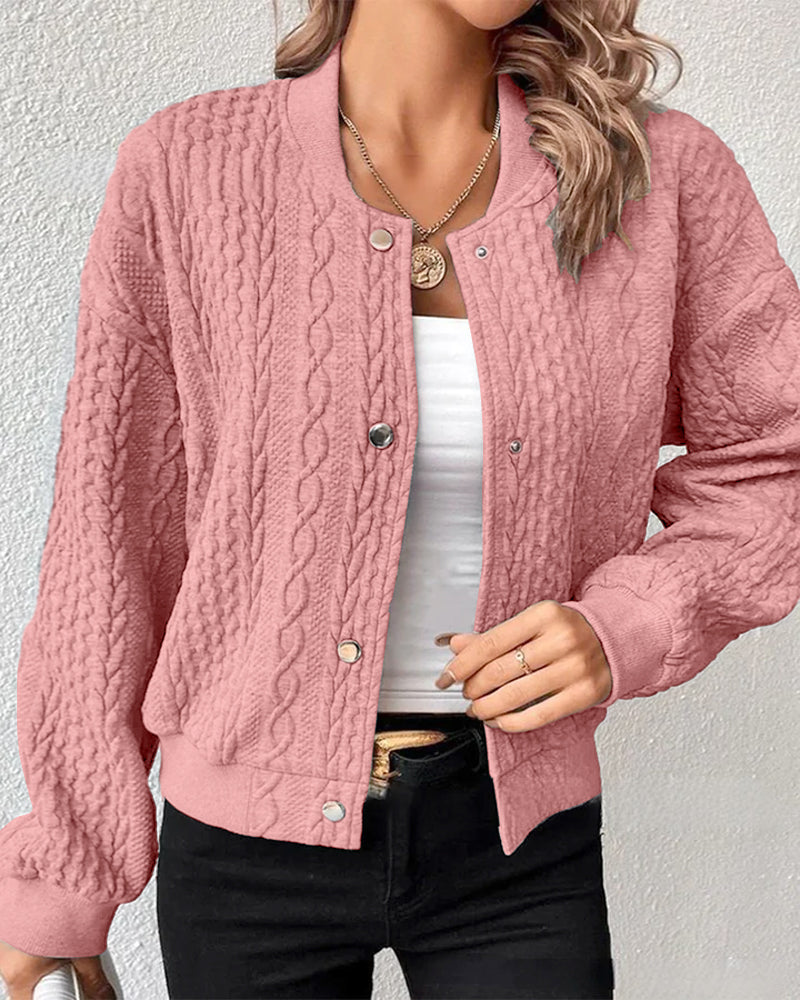 Clara | Bequemes kurze Strickjacke