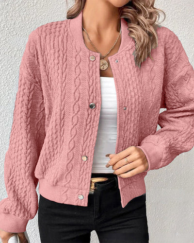 Clara | Bequemes kurze Strickjacke
