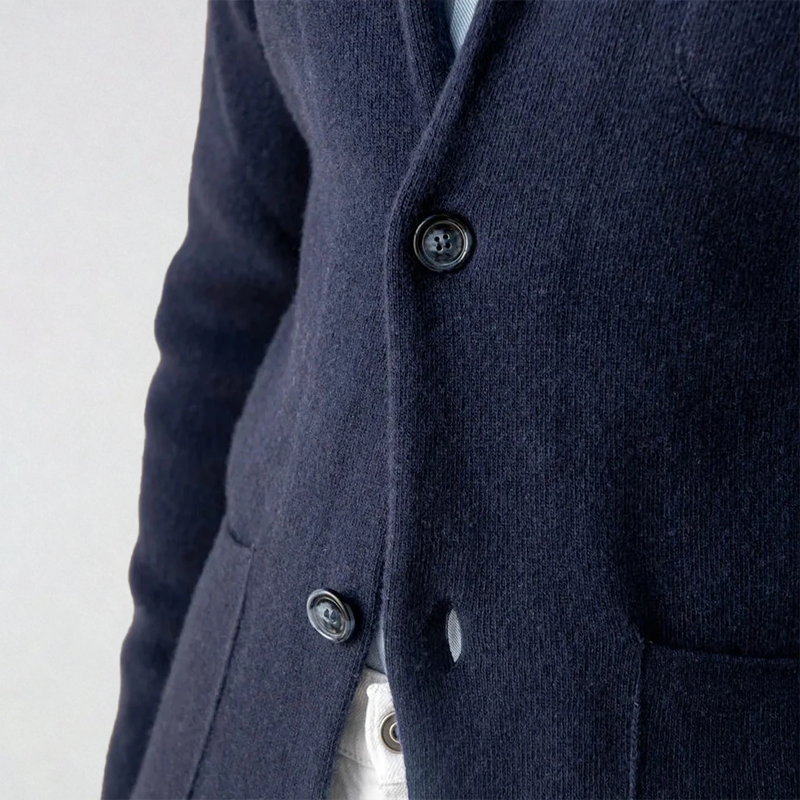 James | Stilvolles Wollblazer mit Tasche