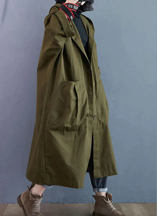 Karla | Langer Mantel für Herbst und Winter