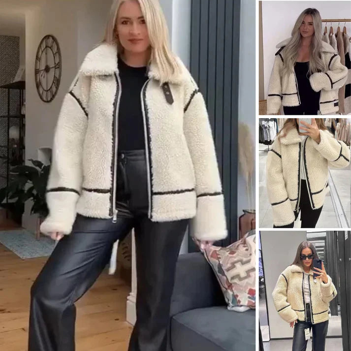 Leocadia | Luxus Lambswool Kurzjacke