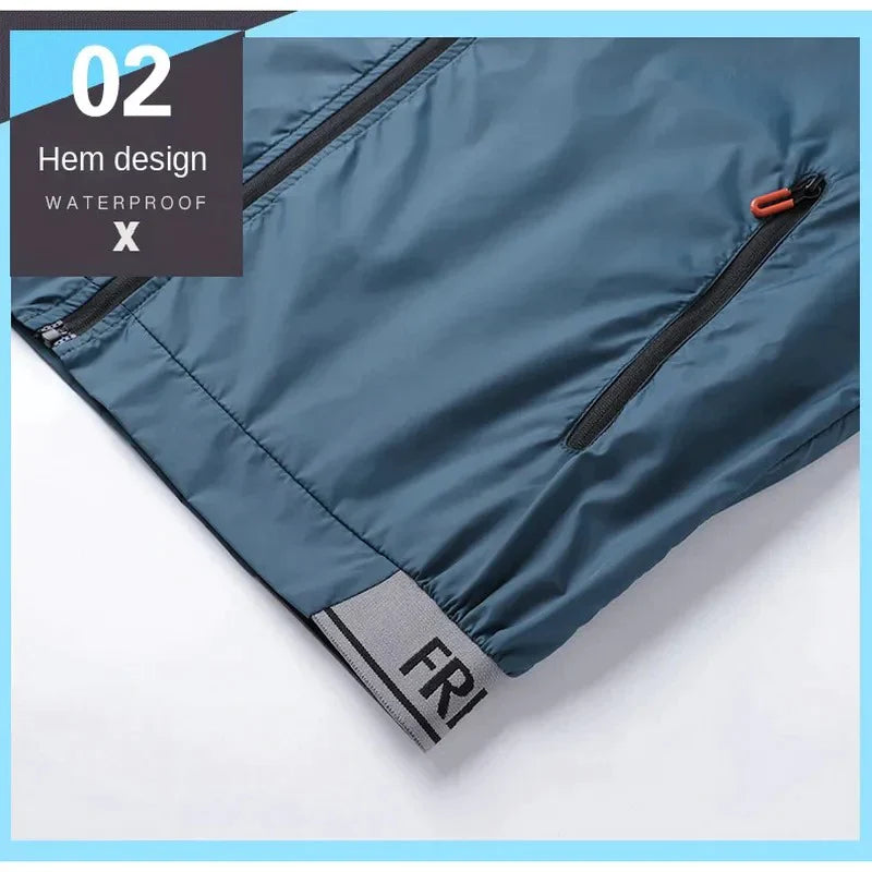 Devid | Windjacke mit Kapuzenpulli